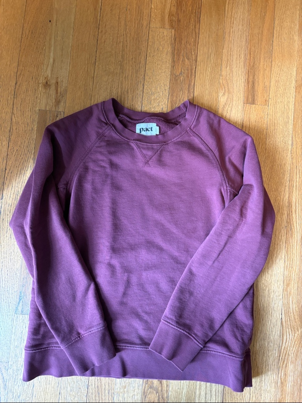 Pact Crewneck Sweatshirt - Plum